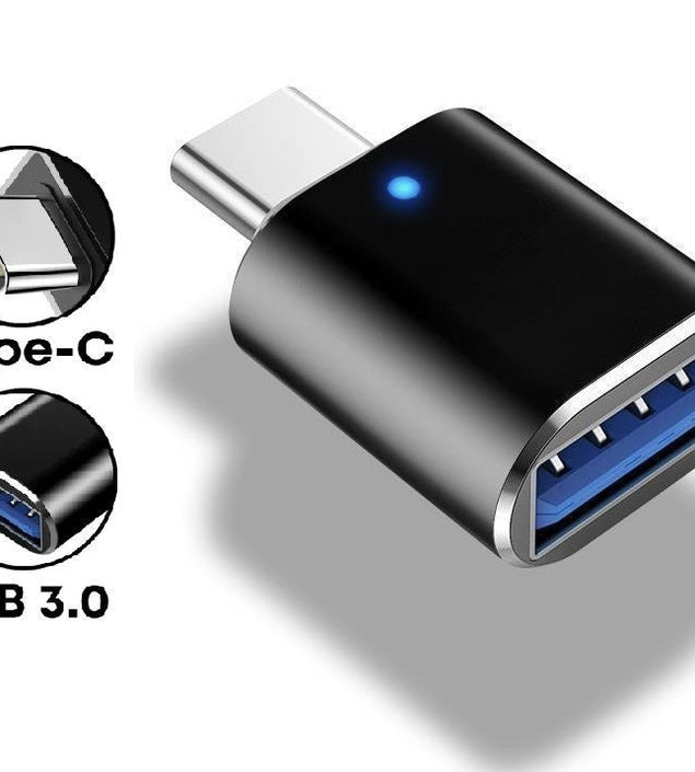 USB - C male to USB - A female 3.0 Adapter (Pack - of - 2) - Zinech Store